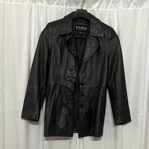 Wilson Leather Jacket, black, small size, light weight
